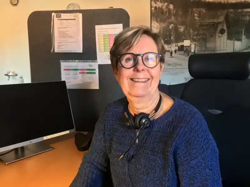 Eleonor Sundqvist, sjuksköterska på 1177 Vårdguiden i Region Västernorrland, använder bildverktyget