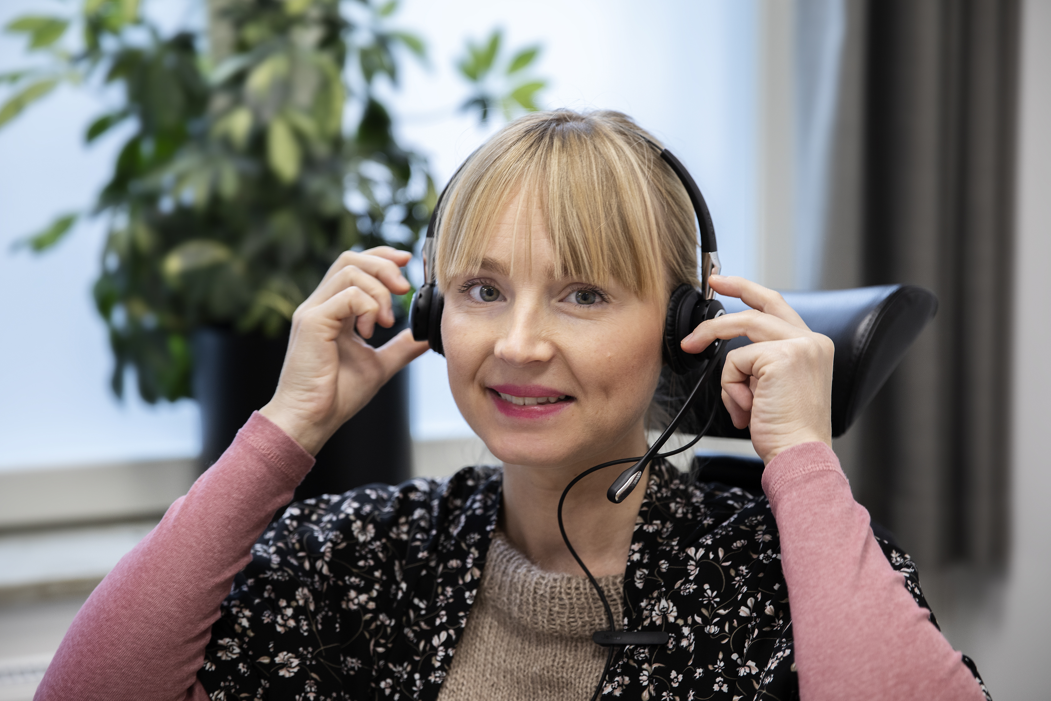 Sjuksköterska på 1177 Vårdguiden på telefon