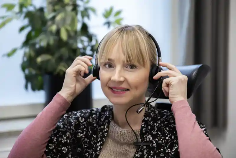 Sjuksköterska på 1177 Vårdguiden på telefon